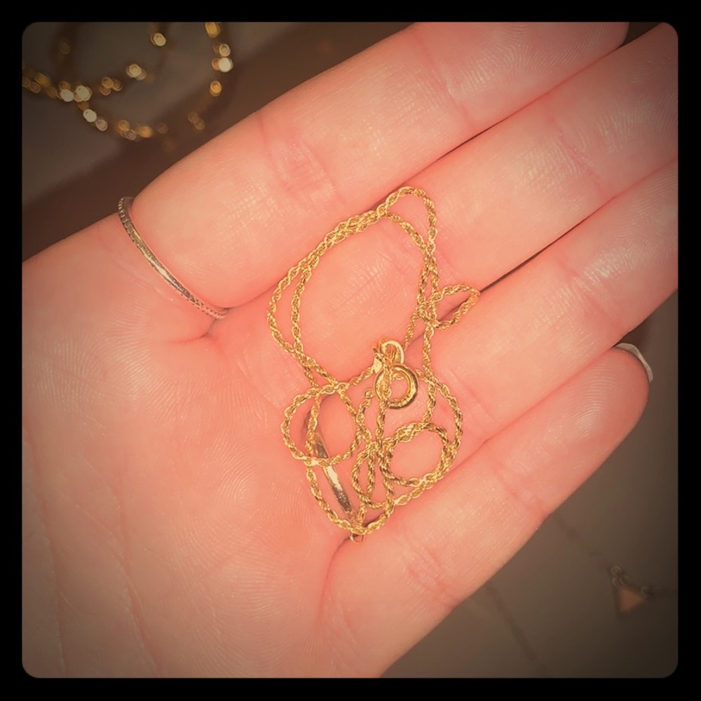 18k gold chain choker